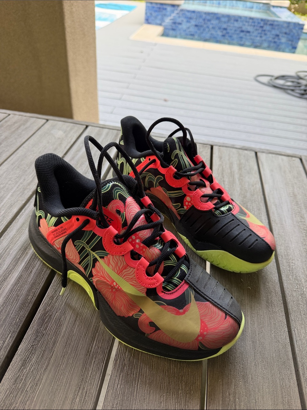 Nike Naomi Osaka Floral Women’s Tennis Shoes Size 9.5 - Picture 4 of 5